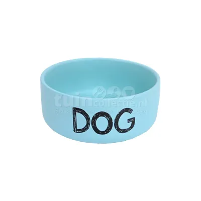 Boon Hondenvoerbak Dog Steen Blauw Ø16cm