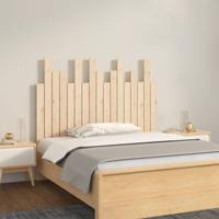Hoofdbord wandmontage 108x3x80 cm massief grenenhout