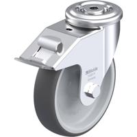 Blickle LER-PATH 160G-FI Zwenkwiel met rem Wieldiameter: 160 mm Draagvermogen (max.): 300 kg 1 stuk(s)