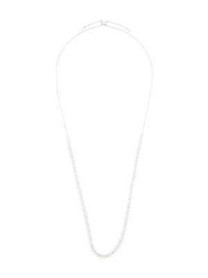 APM Monaco collier Up and Down à taille ajustable - Argent