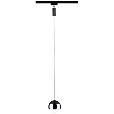 Paulmann Pendel Capsule 230V-railsysteem lamp URail 6 W LED Zwart (mat), Chroom