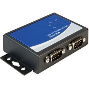 Delock 87586 USB 2.0-adapter naar 2 x seriële RS-422/485