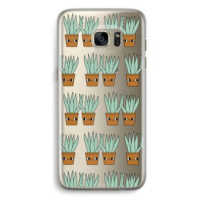 Sansevieria: Samsung Galaxy S7 Edge Transparant Hoesje