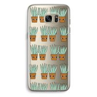 Sansevieria: Samsung Galaxy S7 Edge Transparant Hoesje