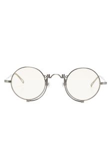 Matsuda lunettes de soleil teintées à monture ronde - Argent