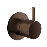 Hotbath Cobber Afbouwdeel Douchemengkraan Verouderd Messing CB031 - thumbnail