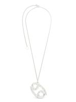 Jil Sander collier à pendentif zodiaque - Argent