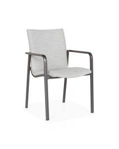 SUNS Anzio Dining Stoel Soft Grey Mixed Weave - Suns