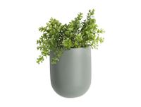 Bloempot Oval 19x 14,8x 7 cm - groen - thumbnail