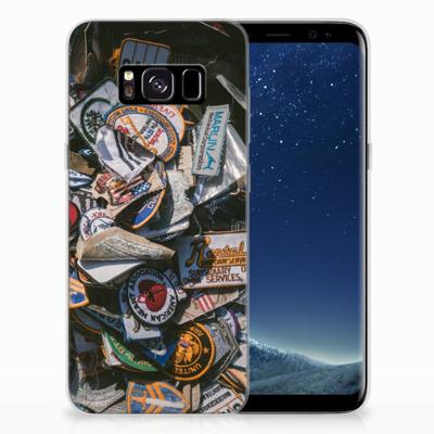 Samsung Galaxy S8 | Siliconen hoesje | met foto Badges