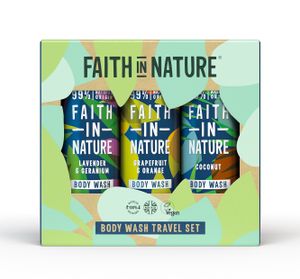 Faith In Nature Body Wash Mini&apos;s Geschenkset