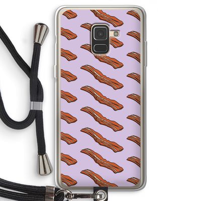 Bacon to my eggs #2: Samsung Galaxy A8 (2018) Transparant Hoesje met koord