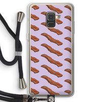 Bacon to my eggs #2: Samsung Galaxy A8 (2018) Transparant Hoesje met koord