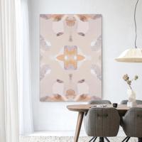Urban Cotton Wandkleed 'Mountain Lion' 80 x 110cm in Frame - black