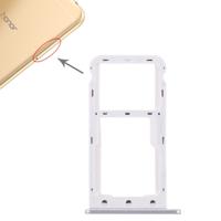 SIM-kaart lade + SIM-kaart lade/micro SD-kaart voor Huawei genieten 7 (zilver)