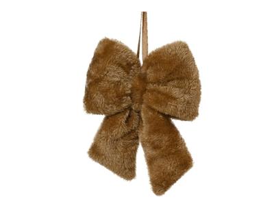 Strik kunst bont bruin 30 cm