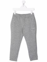 Emporio Armani Kids pantalon de jogging à logo brodé - Gris