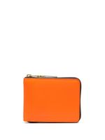 Comme Des Garçons Wallet portefeuille en cuir à design colour block - Orange