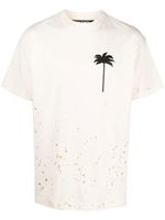 Palm Angels t-shirt à logo imprimé - Tons neutres
