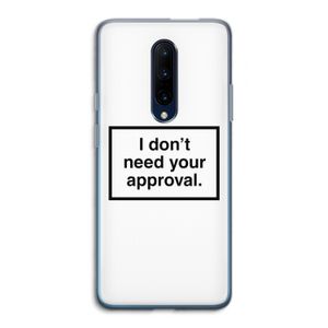 Don't need approval: OnePlus 7 Pro Transparant Hoesje