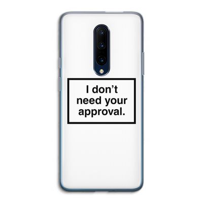 Don't need approval: OnePlus 7 Pro Transparant Hoesje