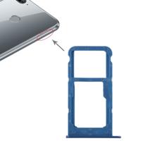 SIM-kaart lade + SIM-kaart lade/micro SD-kaart voor Huawei Honor 9 Lite (blauw)