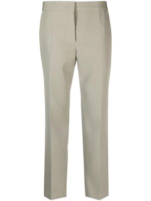 Jil Sander pantalon en laine à coupe droite - Vert