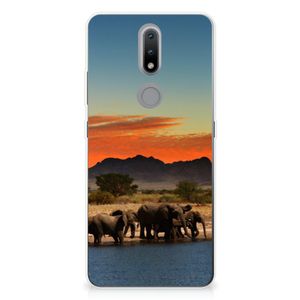 Nokia 2.4 TPU Hoesje Olifanten