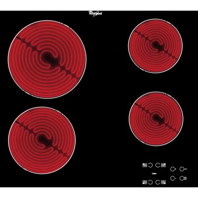 Whirlpool AKT8090NE Keramische kookplaat Zwart