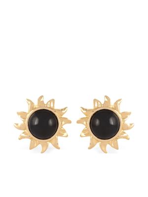 Susan Caplan Vintage boucles d'oreilles Vintage Sun à clip (années 1980)