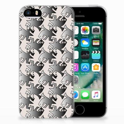 Apple iPhone SE | 5S | TPU Hoesje | Salamander Grey