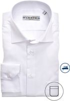 Ledȗb Heren Overhemd Spierwit Borstzakje Widespread Regular Fit - thumbnail