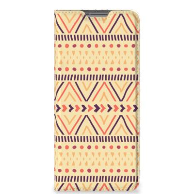 OPPO Find X5 | Hoesje met Magneet | Aztec Yellow
