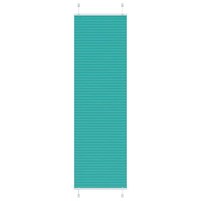 Pliss rolgordijn 65x200 cm stofbreedte 64,4 cm petrol groen