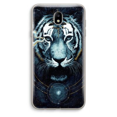 Darkness Tiger: Samsung Galaxy J7 (2017) Transparant Hoesje