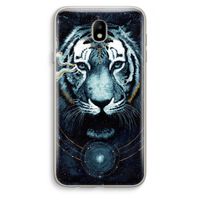 Darkness Tiger: Samsung Galaxy J7 (2017) Transparant Hoesje