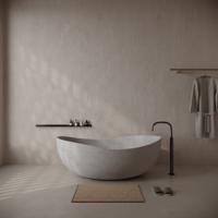 Vrijstaande Badkuip Ideavit Idea.Sense 160x97,5x58cm Beton