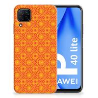 Huawei P40 Lite | TPU bumper | Batik Oranje