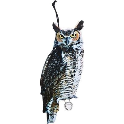 Vogelverschrikker Oehoe uil - 40 cm - zink - Tuindecoratie vogelverschrikkers