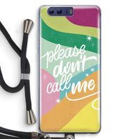 Don't call: Honor 9 Transparant Hoesje met koord
