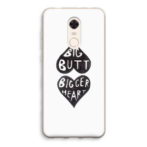 Big butt bigger heart: Xiaomi Redmi 5 Transparant Hoesje