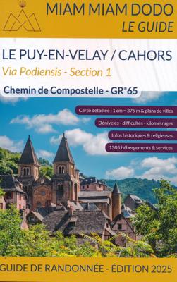 Wandelgids Miam Miam Dodo Section 1 Le Puy en Velay - Cahors GR65 Via Podiensis | 2025 | Les Editions du Vieux Crayon