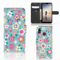 Huawei P20 Lite Hoesje Flower Power