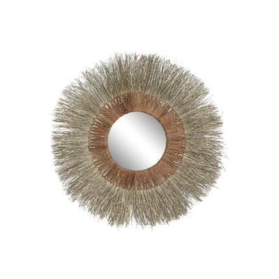 Wandspiegel Home ESPRIT Bruin Natuurlijk Tropisch 130 x 17 x 130 cm