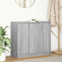 Dressoir 85x34x76 cm spaanplaat grijs sonoma