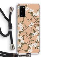 Blossoming spring: Samsung Galaxy S20 Transparant Hoesje met koord