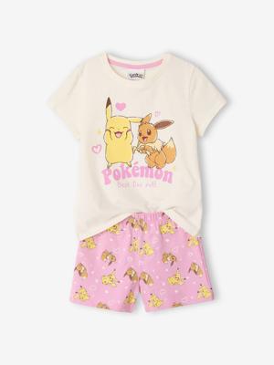 Pyjamashort meisje POKEMON zachtpaars
