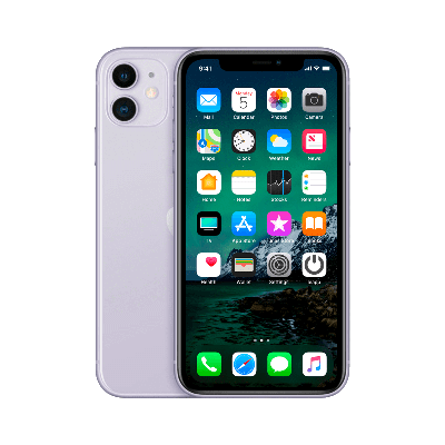 Refurbished iPhone 11 64 GB Paars Gebruikt