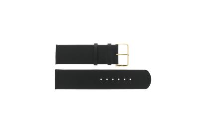 Horlogeband Rado 152.0787.3 / 07.08906.10 / R070890610 Leder Zwart 24mm