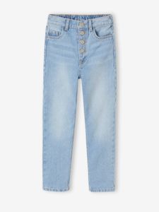 Jeans Mom fit MorphologiK meisjes heupomtrek SMALL double stone